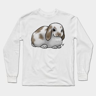 Small Mammal - Rabbit - Holland Lop Brown and White Long Sleeve T-Shirt